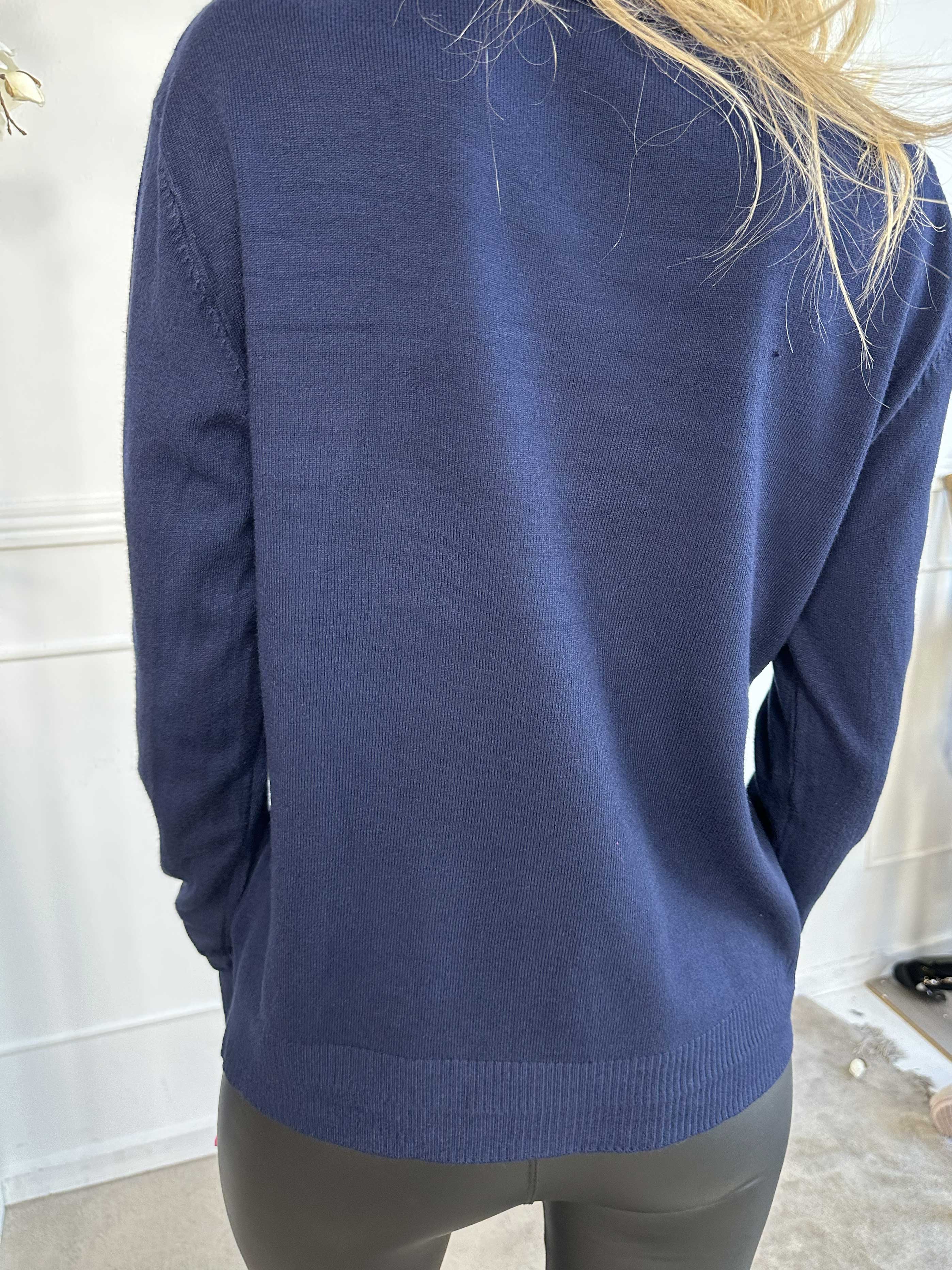 Fidan - Blød strikcardigan i viskose og bomuld